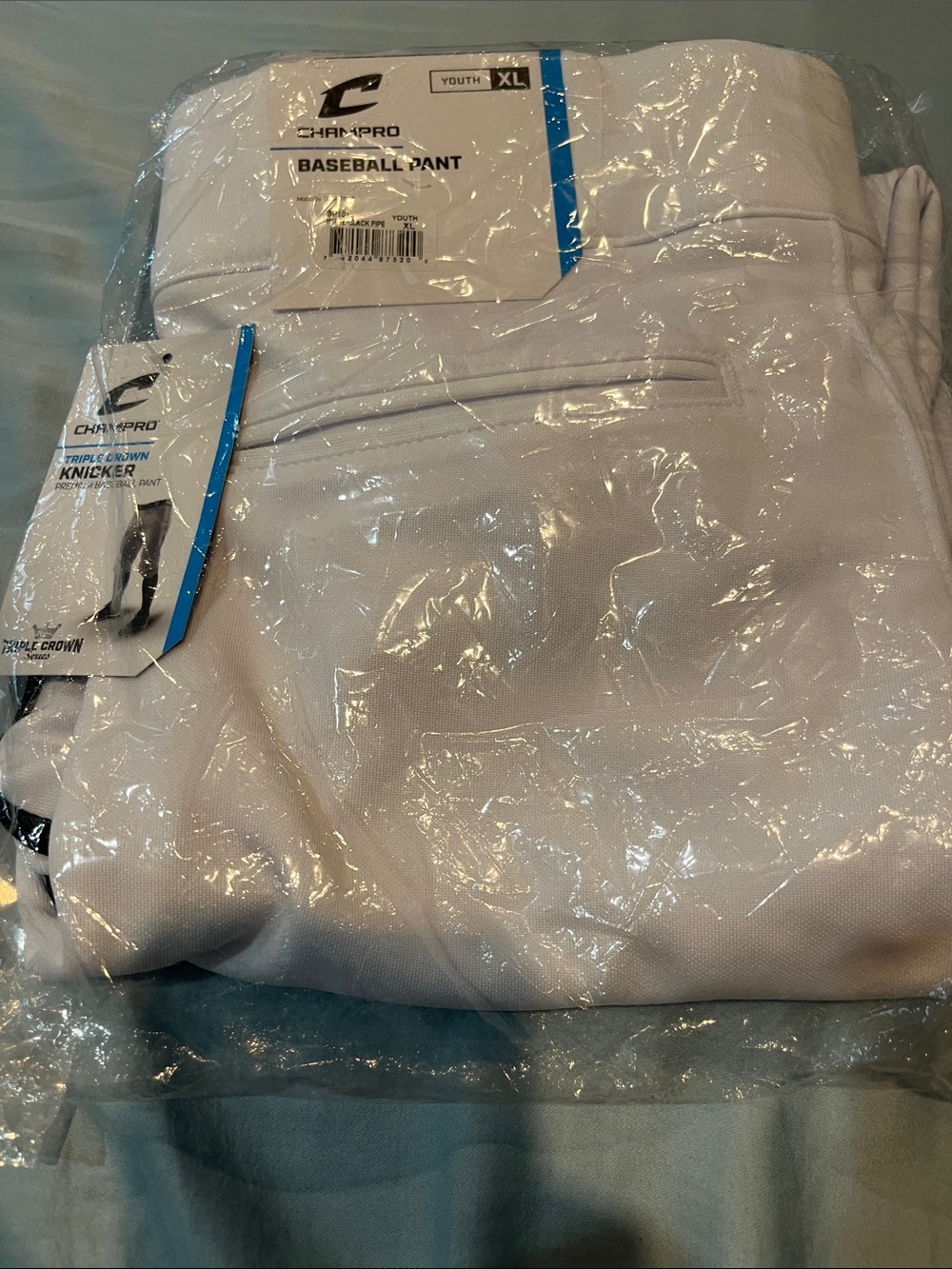 Champro Youth XL White Baseball Pants